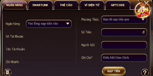 Mẹo nạp tiền SUNWIN lần đầu cho người chơi mới